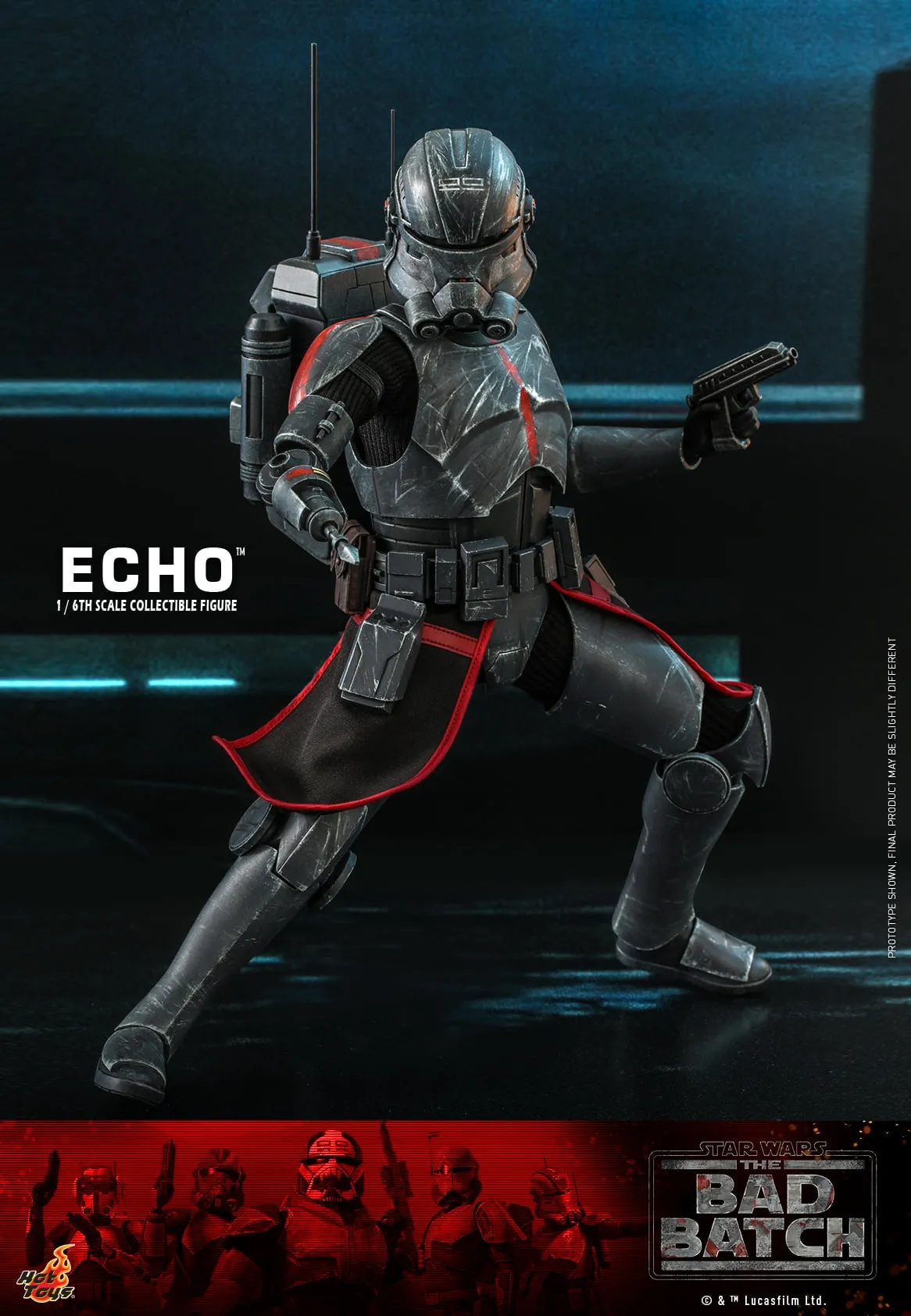 Hot Toys - TMS042 - Star Wars: The Bad Batch - 1/6th scale Echo Collectible Figure