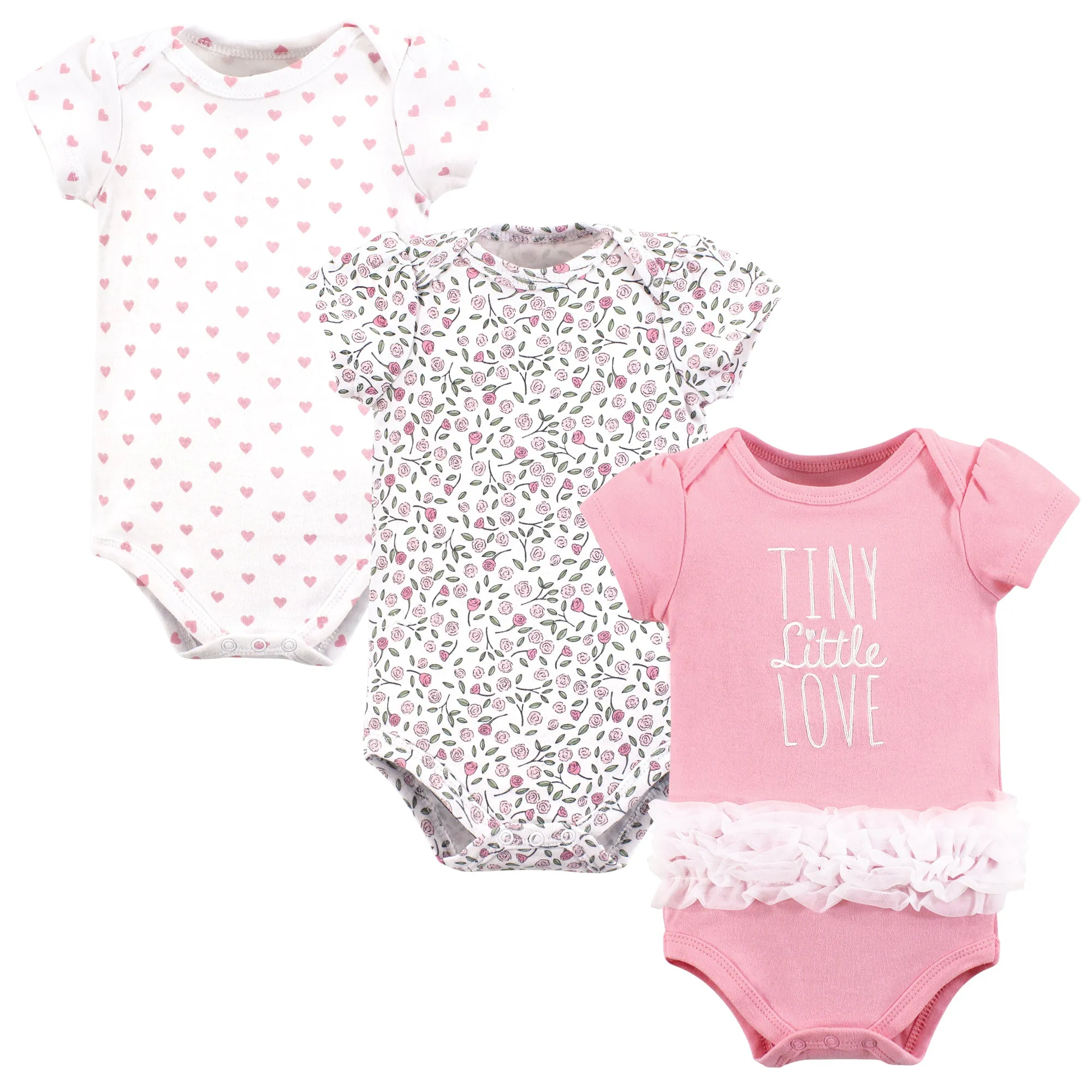 Hudson Baby Cotton Bodysuits, Tiny Little Love Tutu