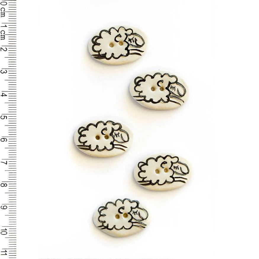 IB Novelty Buttons - Medium Size 5 Piece Sets