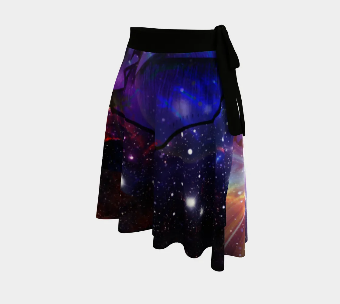 ICE PETALS WRAP SKIRT