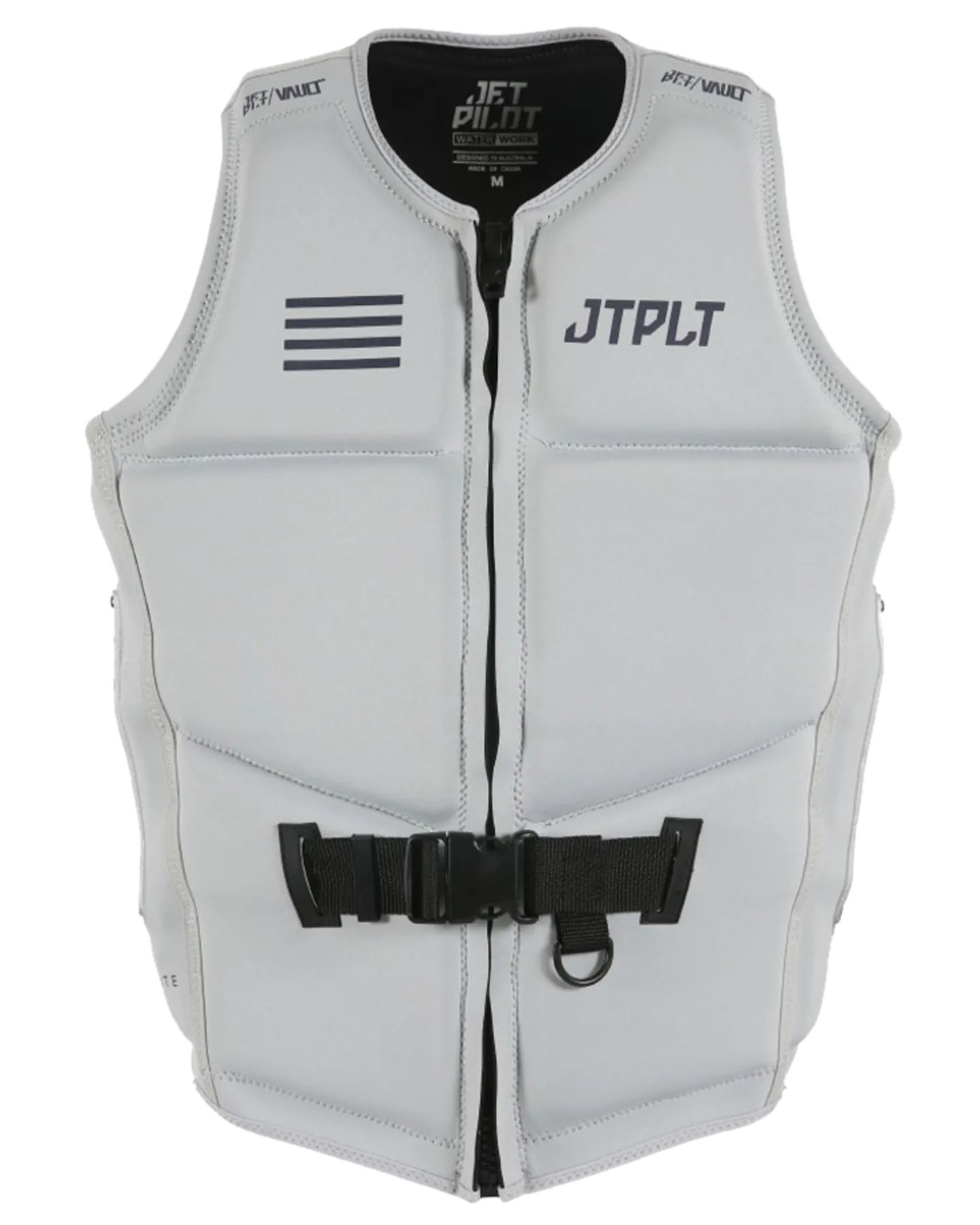 Jetpilot Vault Men's F/E Neo Vest Dual - Grey - 2024