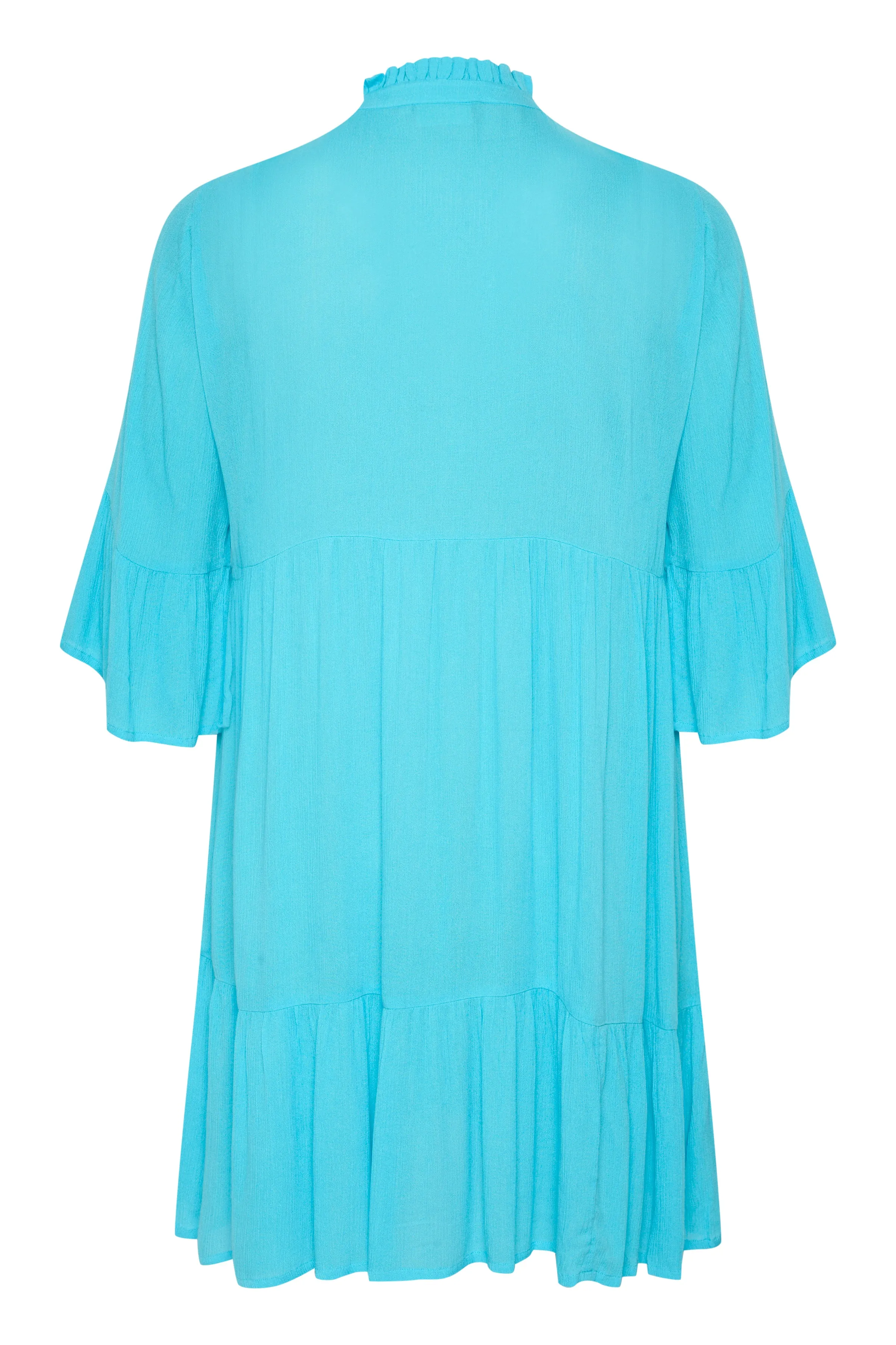 Kaffe Curve Mariana Dress in Turquoise