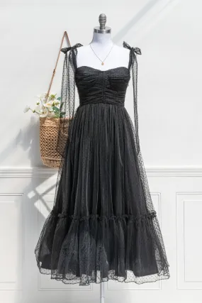 La Bohème Tulle Dress - Black