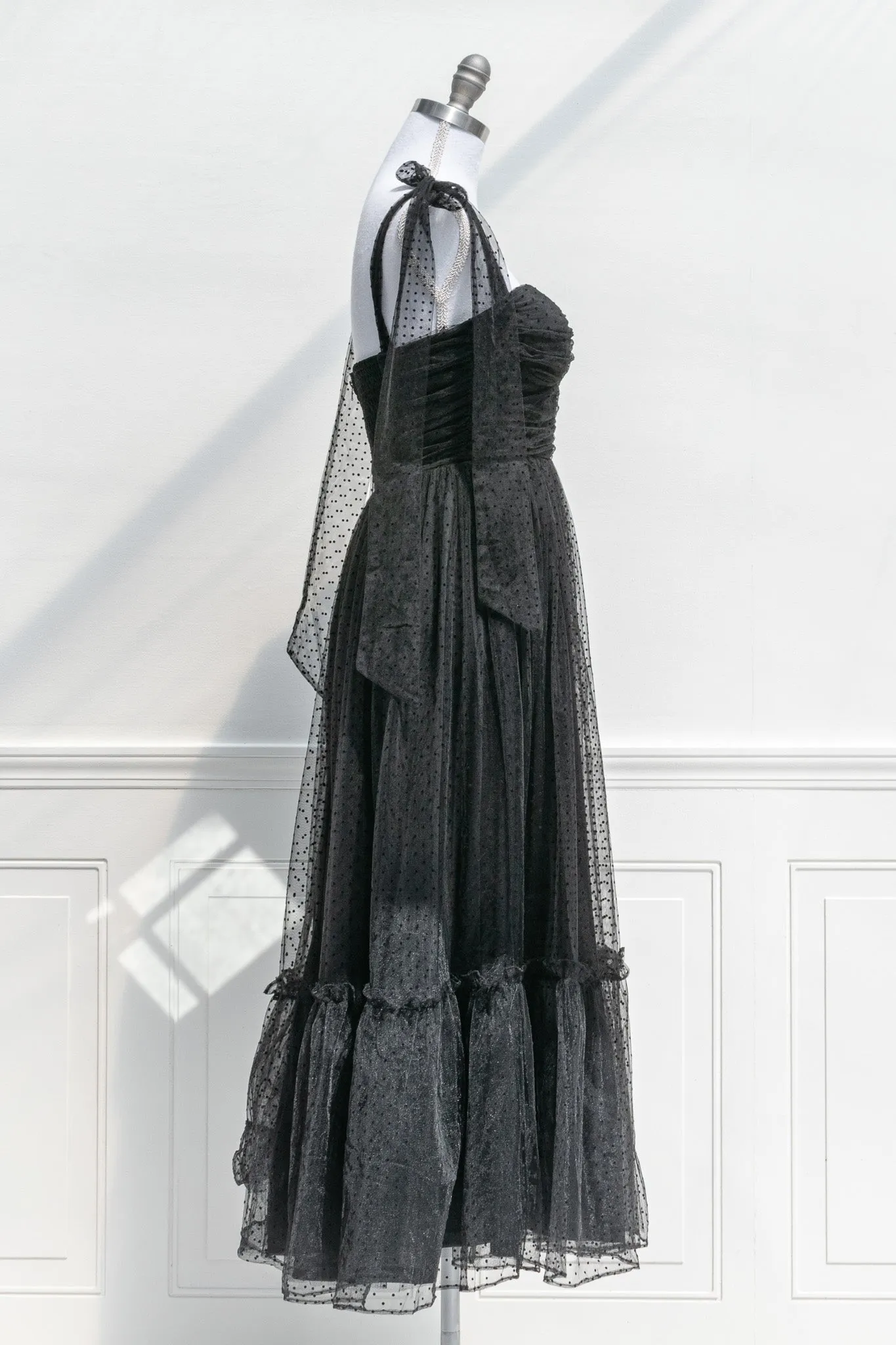 La Bohème Tulle Dress - Black