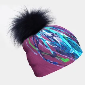 Lalitas Beanie With Black Pompom - Hope