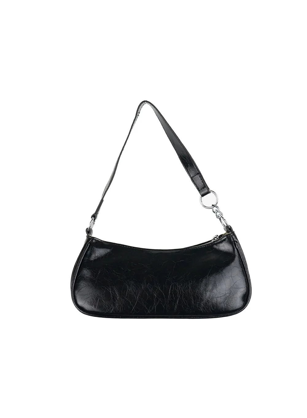 Leather Buckle Pocket Shoulder Bag CG423