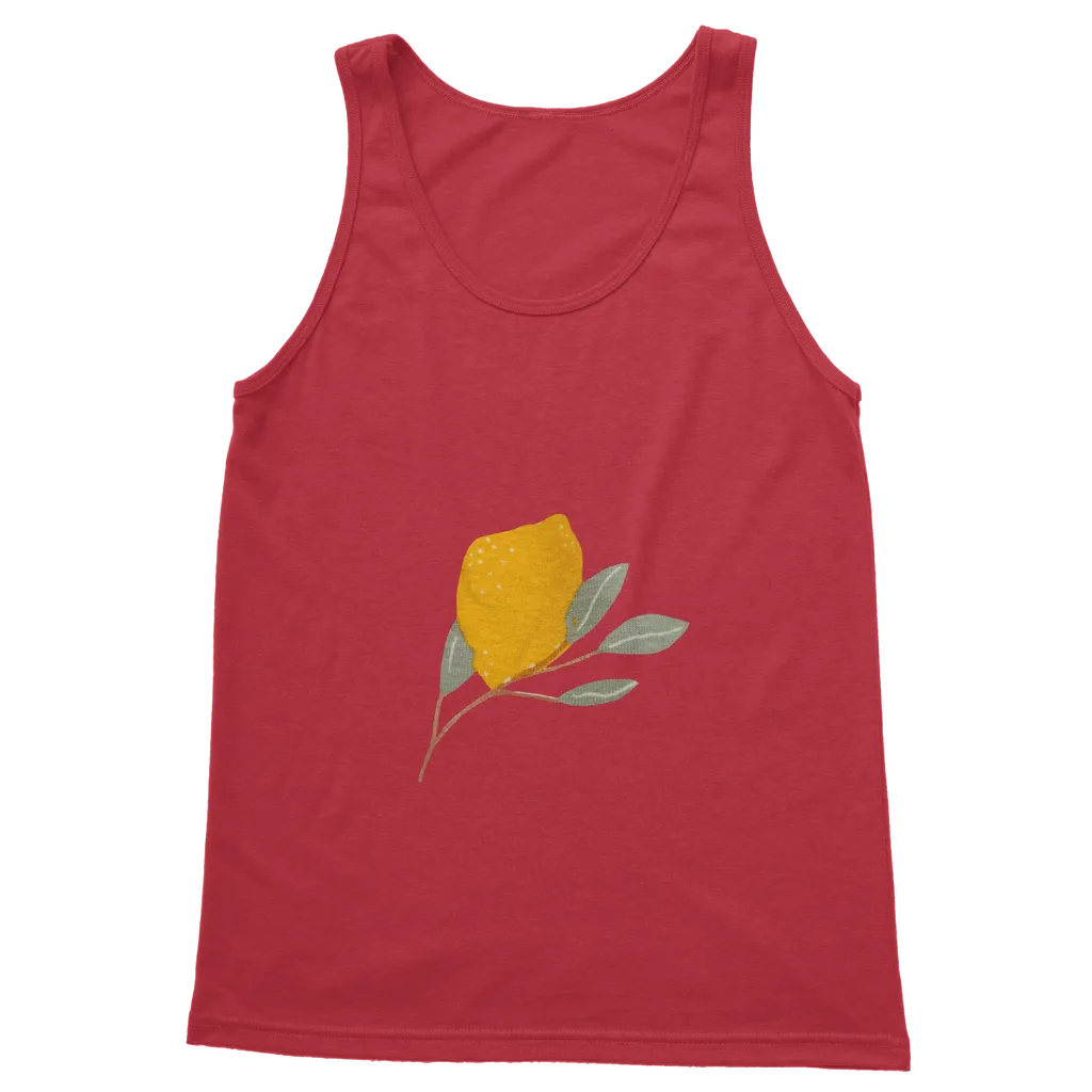 Lemon and Leaves Classic Adult Vest Top