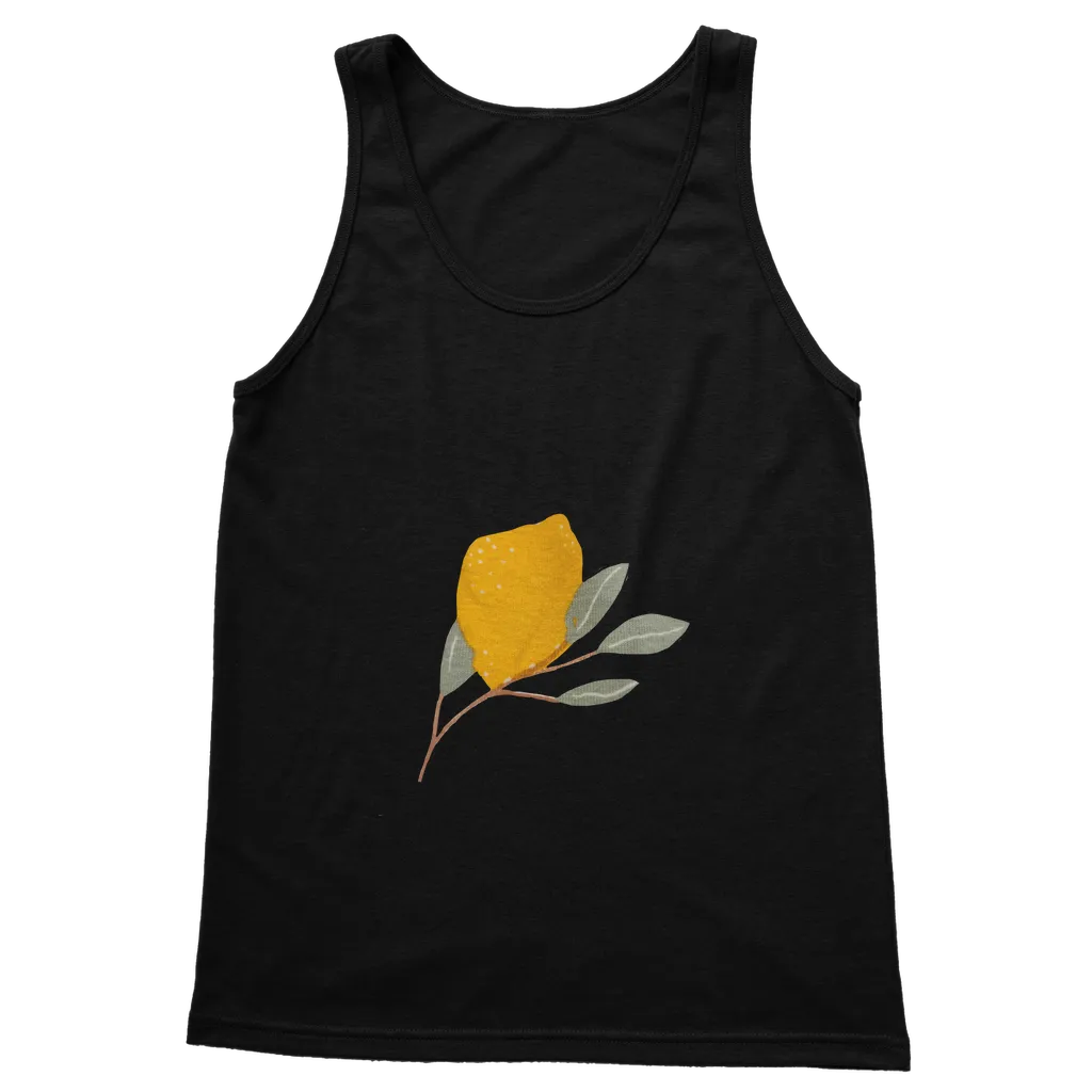 Lemon and Leaves Classic Adult Vest Top