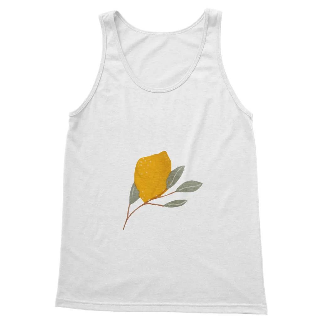 Lemon and Leaves Classic Adult Vest Top