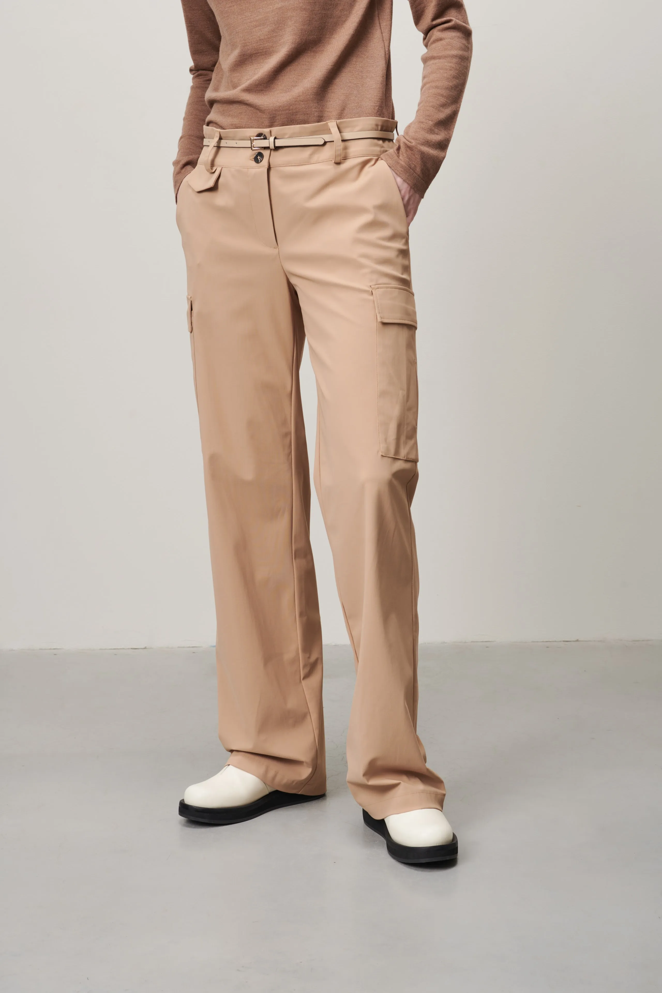 Leo Pants Technical Jersey | Beige