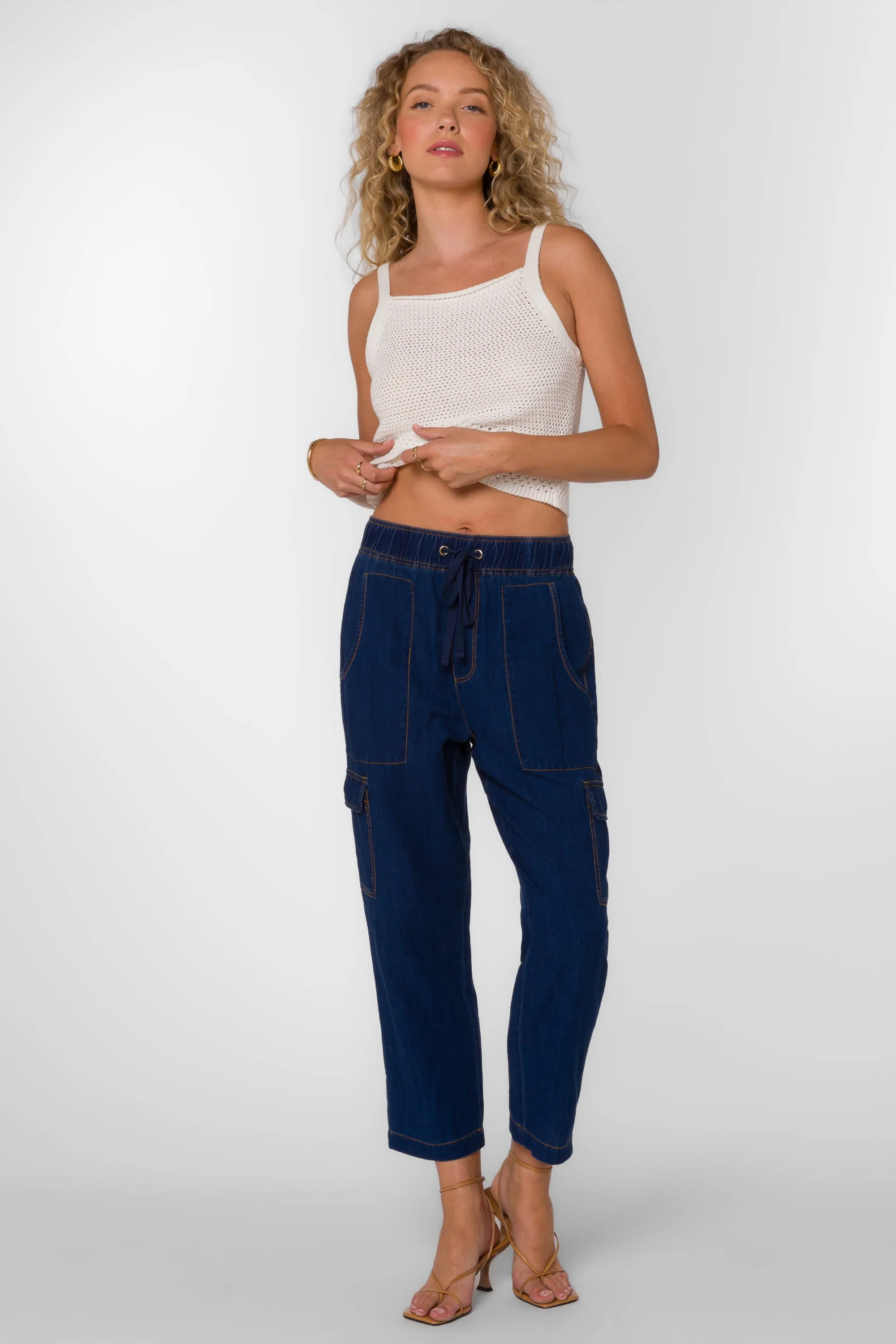 Lunay Dark Blue Pants