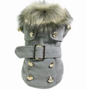 Luxury Winter Dog Coat - Fur Collar Warm Cotton Jacket for Pets