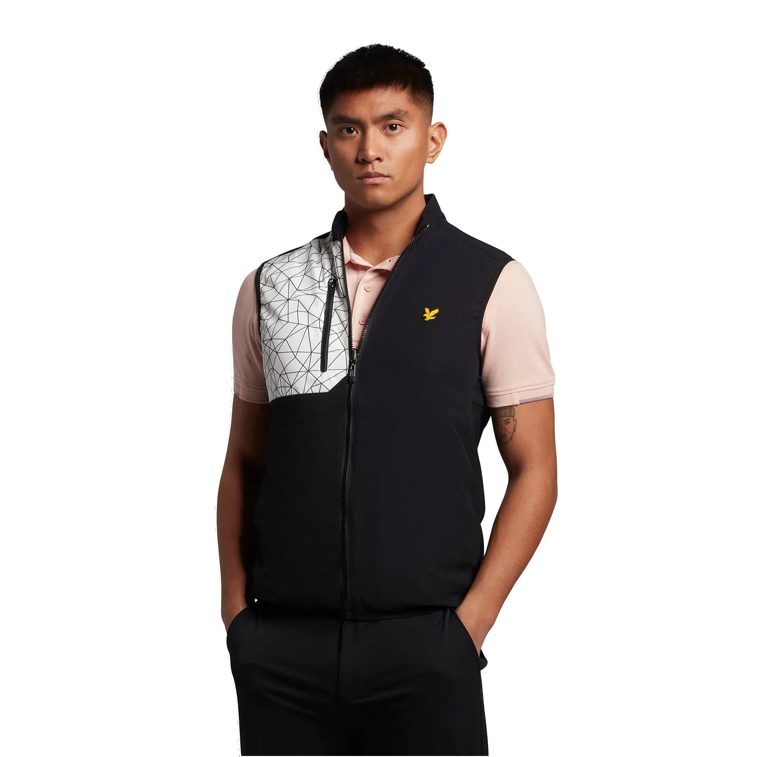 Lyle & Scott Hyper Reversible Golf Gilet JK1661G