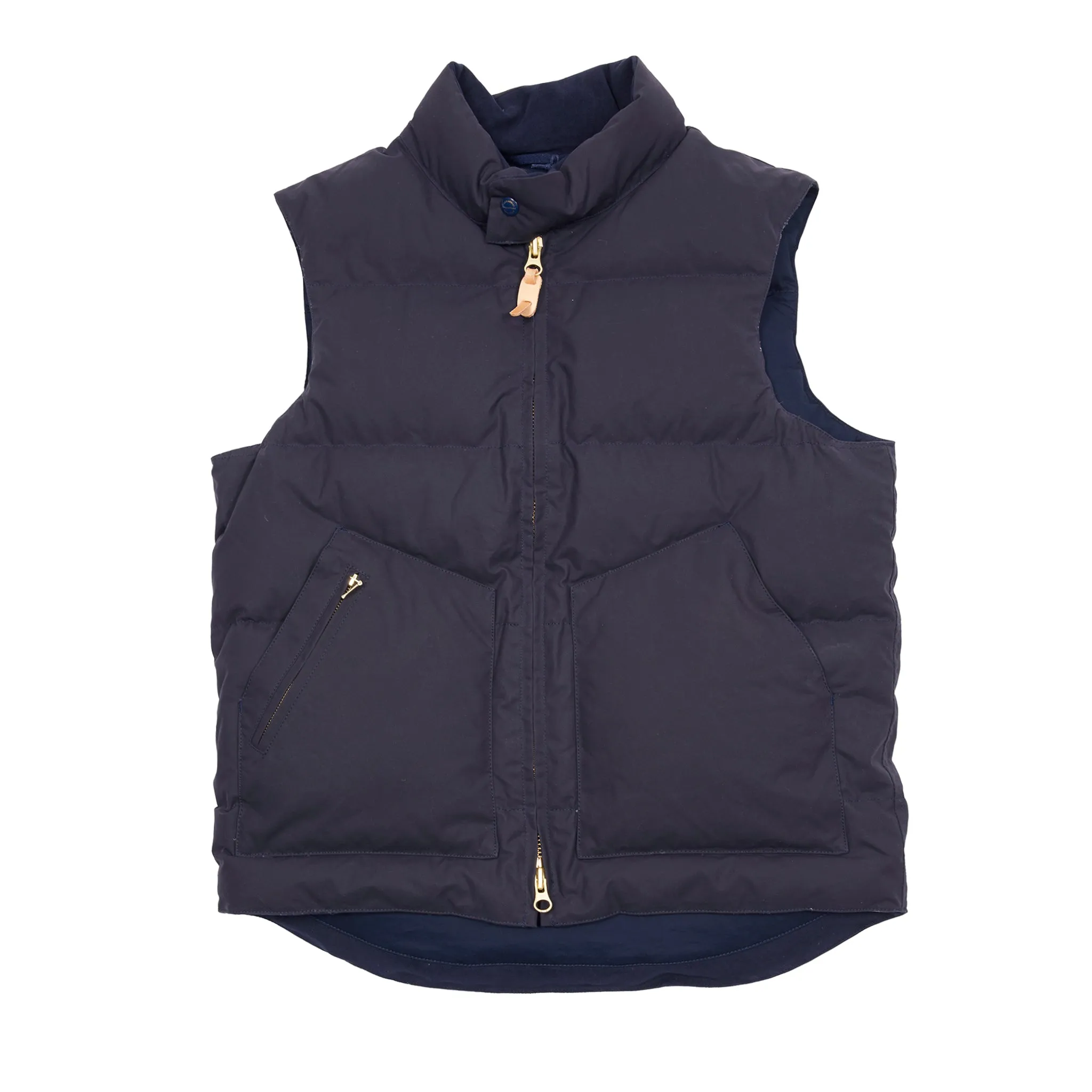 Manifattura Ceccarelli Goose Down Vest in Navy