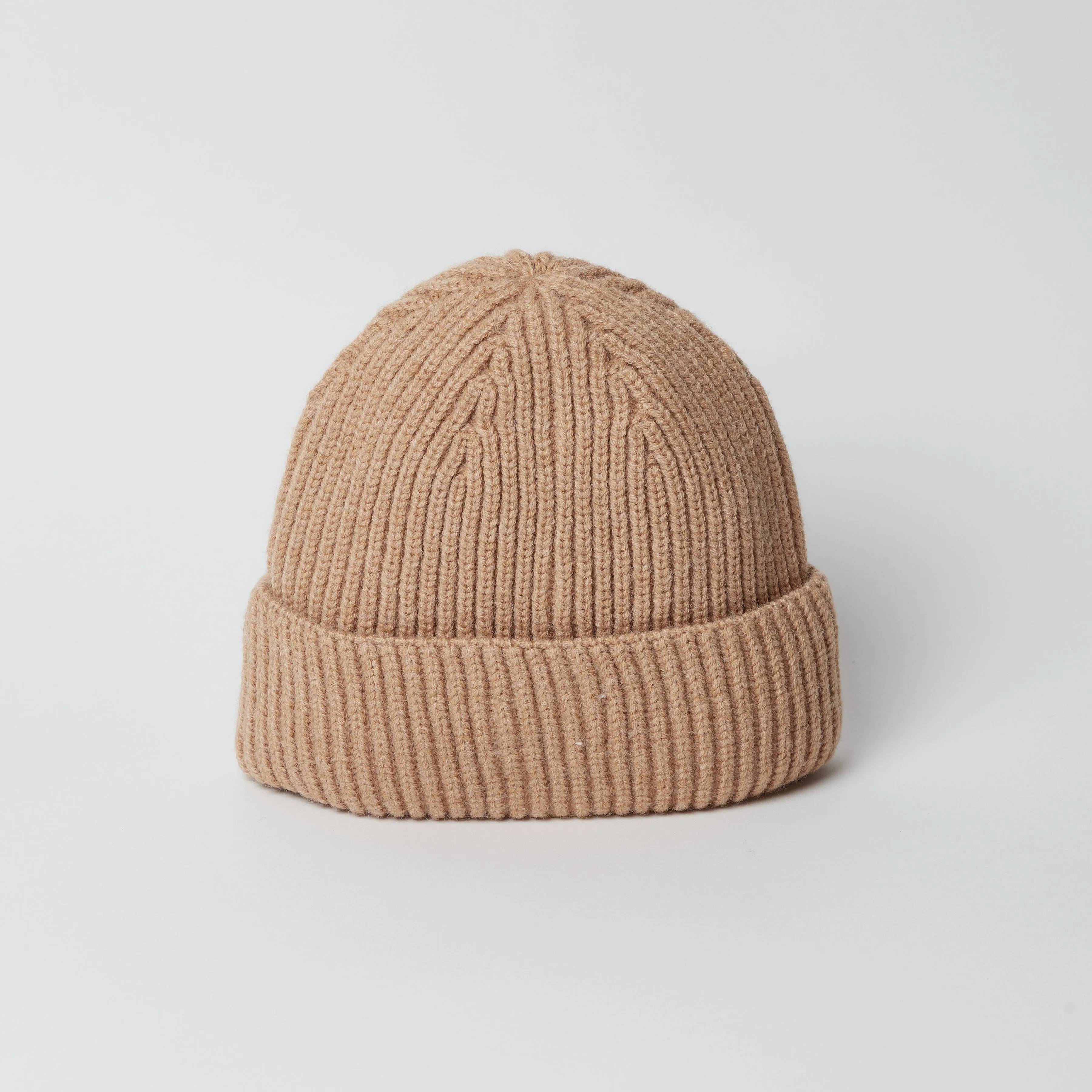 Match Rib Beanie- Black