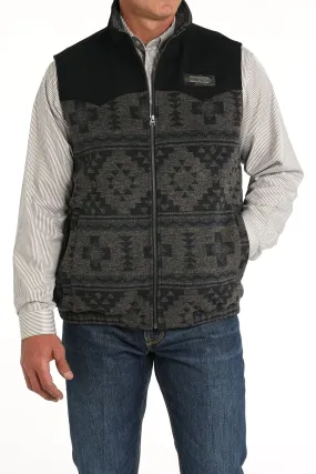 Men's Cinch Conceal Carry Navy Wooly Vest