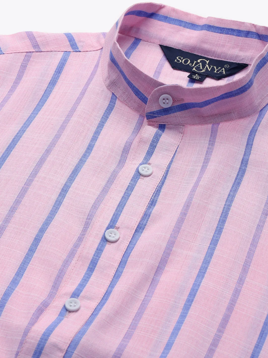 Men's Cotton Pink ONLY Kurta  - Sojanya