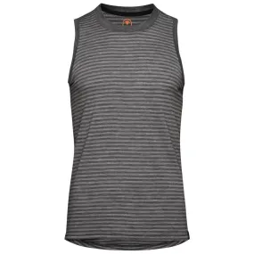 Mens Merino 150 Vest (Mini Stripe Smoke/Charcoal)