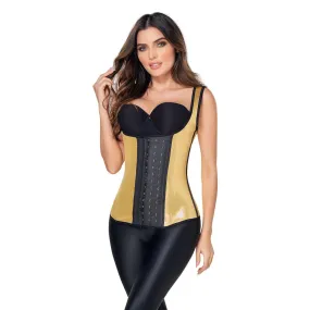 Metallic Latex Vest Waist Trainer 3 Hooks for Women