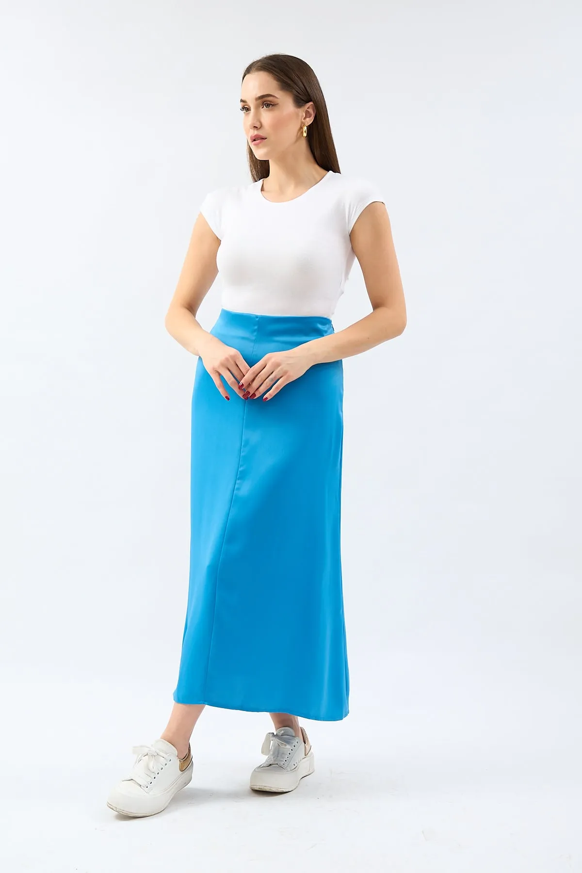 Midi Skirt Blue