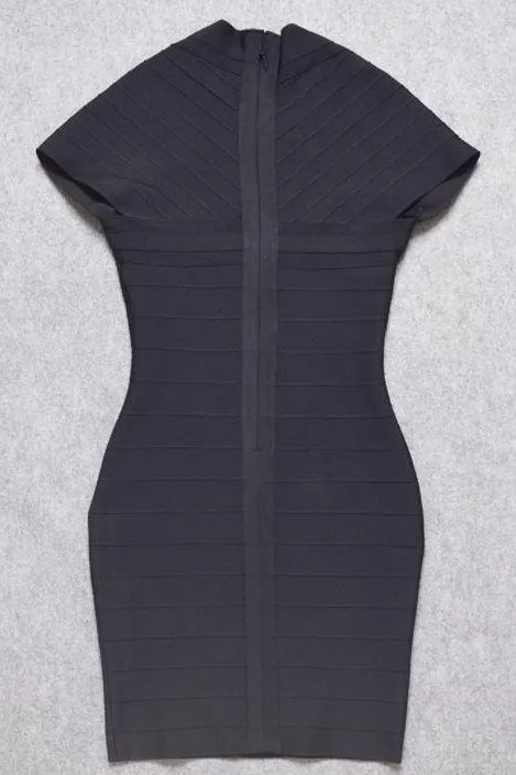 Miranda Bandage Mini Dress - Classic Black