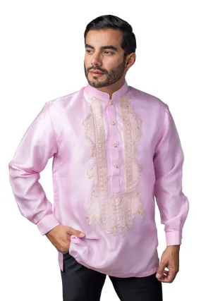 MO45 - Organza Barong Tagalog Pink