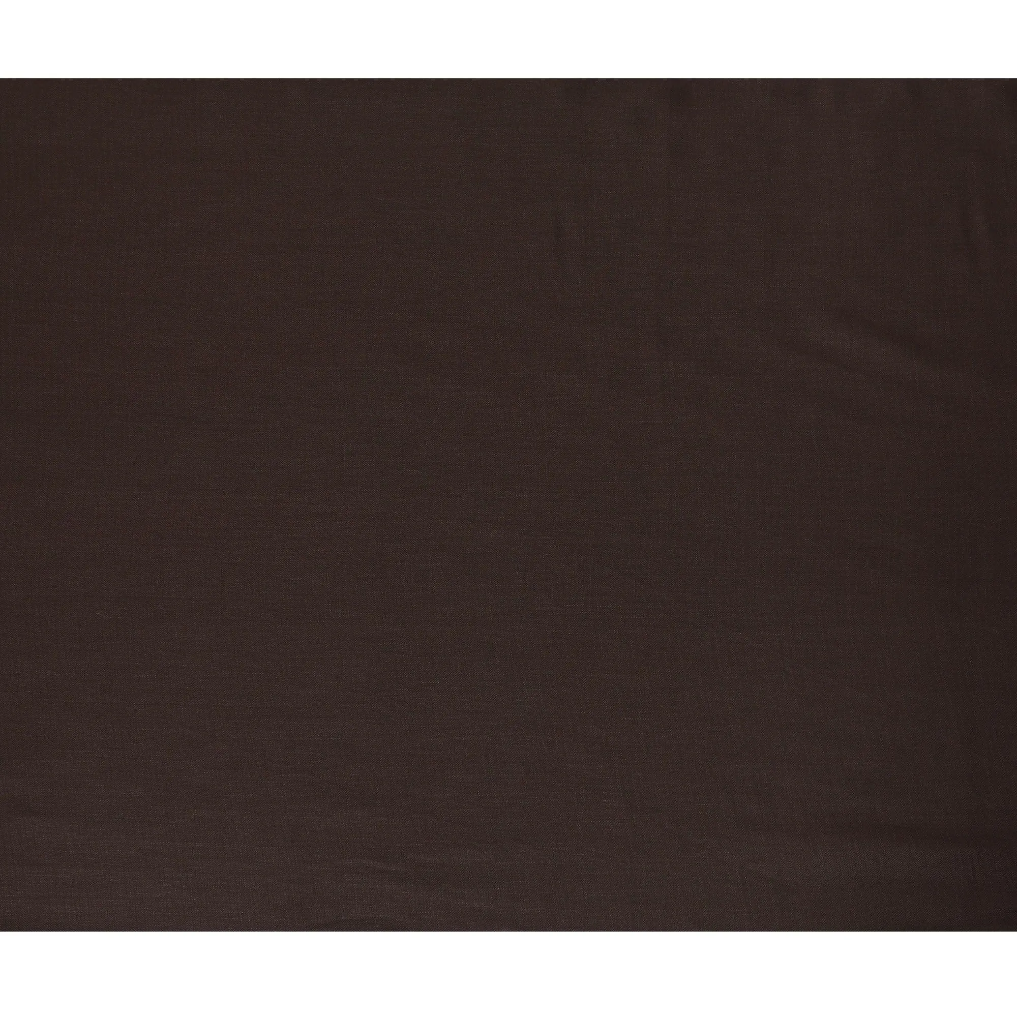 Mocha brown Premium pure linen fabric in herringbone design-D15888