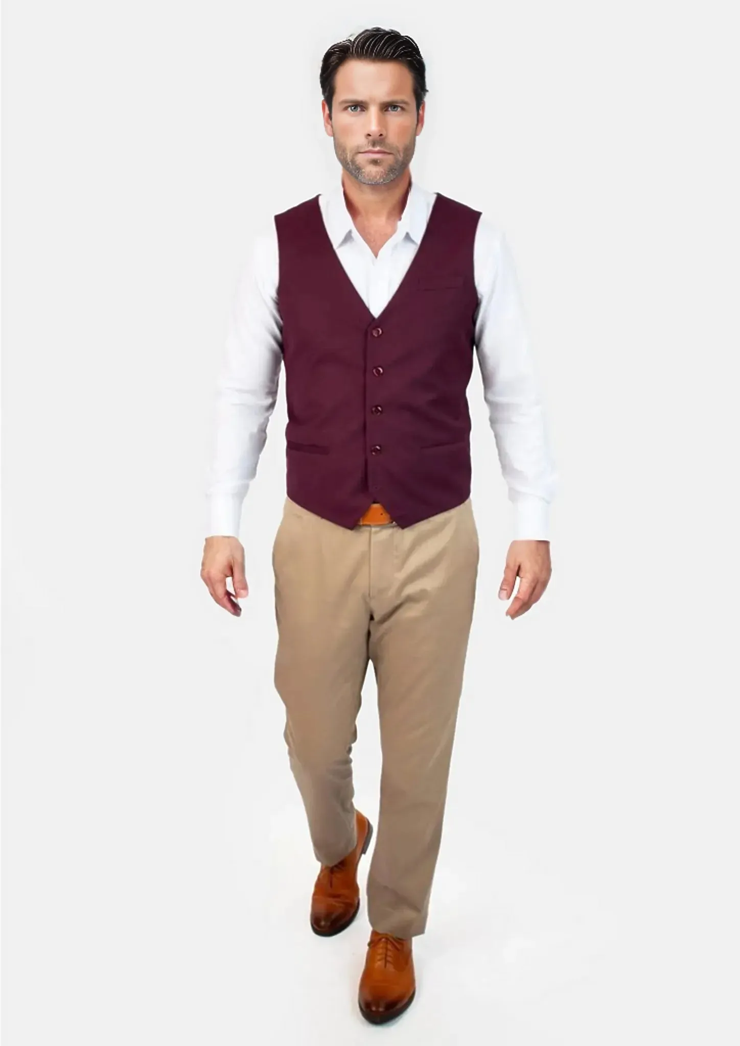 Mulberry Twill Vest