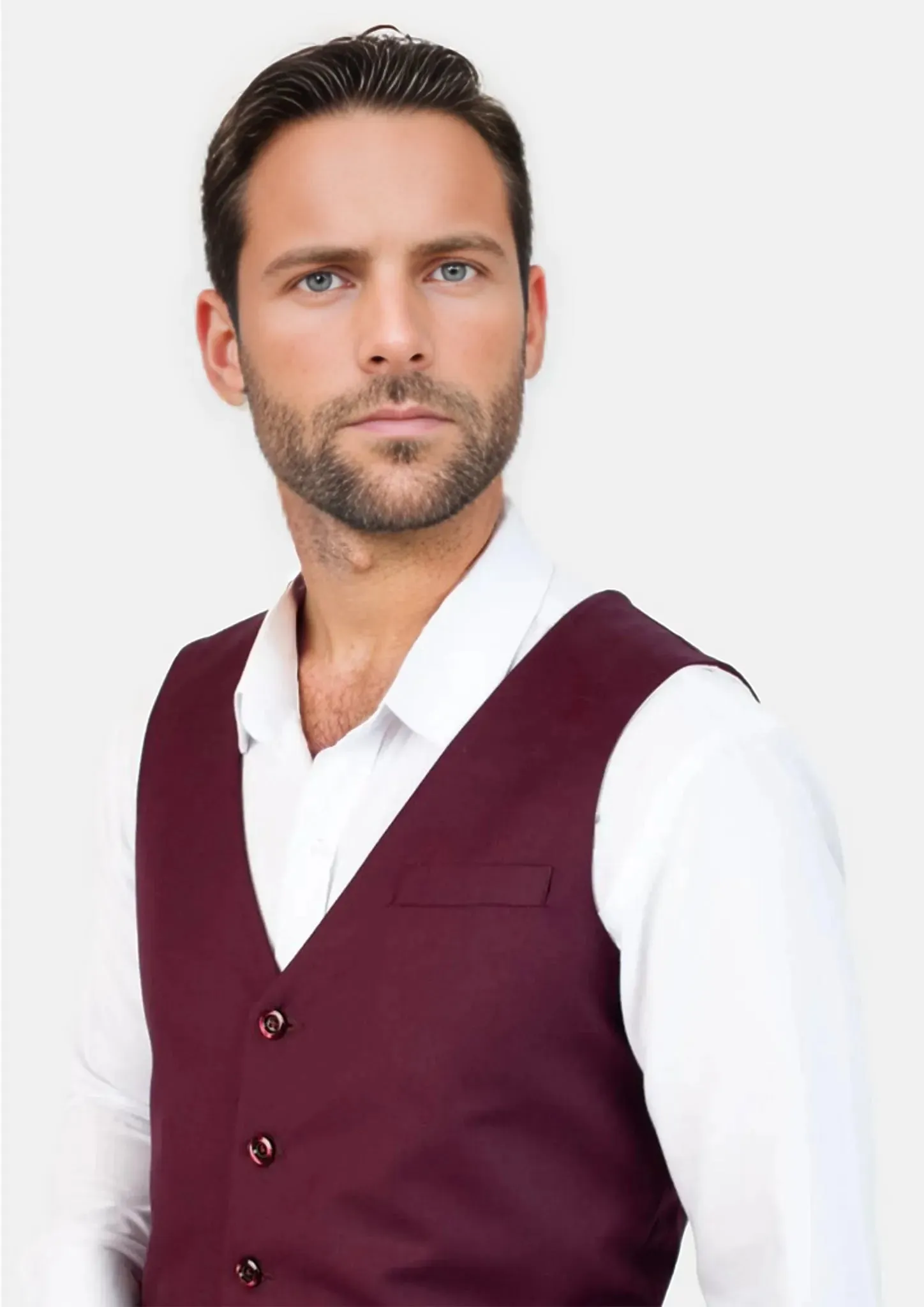 Mulberry Twill Vest