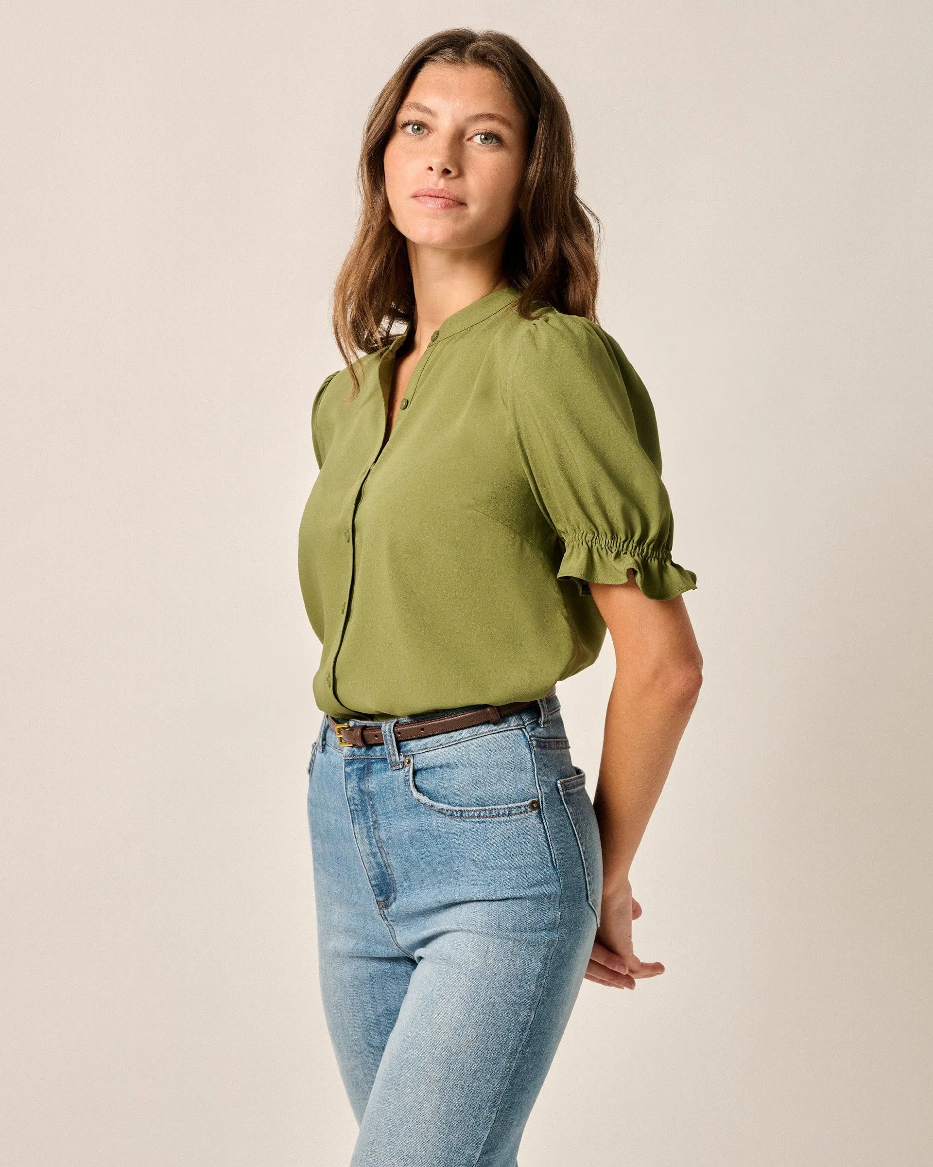 Natalia Button-Up Blouse