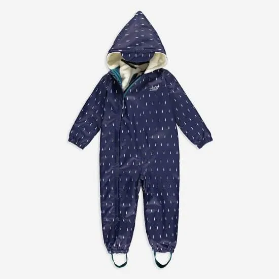 Navy Raindrop All-In-One Scampsuit (4 - 5 Years)