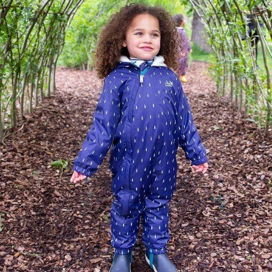 Navy Raindrop All-In-One Scampsuit (4 - 5 Years)