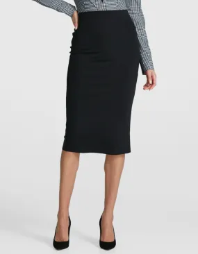 Neoprene Midi Skirt