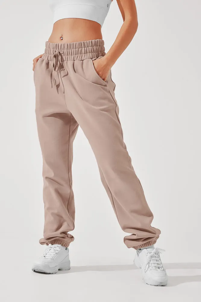 Ooey Gooey Sweatpant - Soft Beige