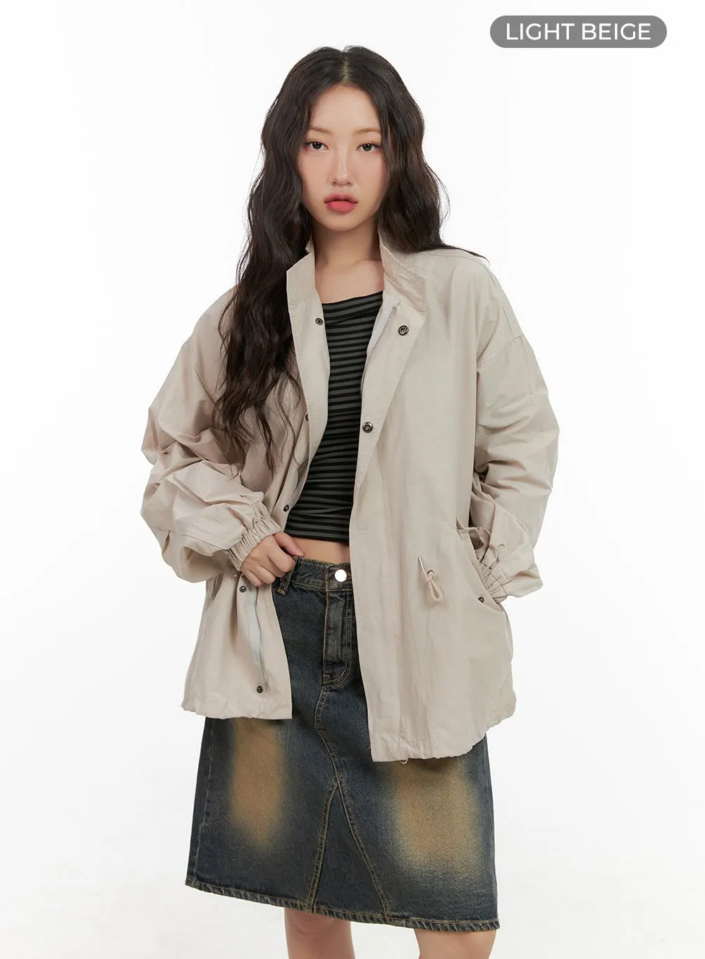 Oversized Two-Way Jacket CG423