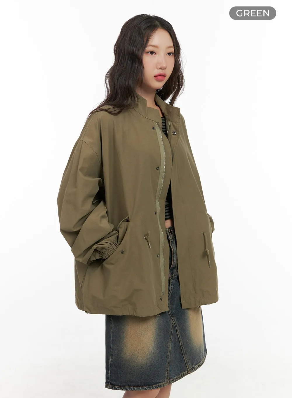 Oversized Two-Way Jacket CG423