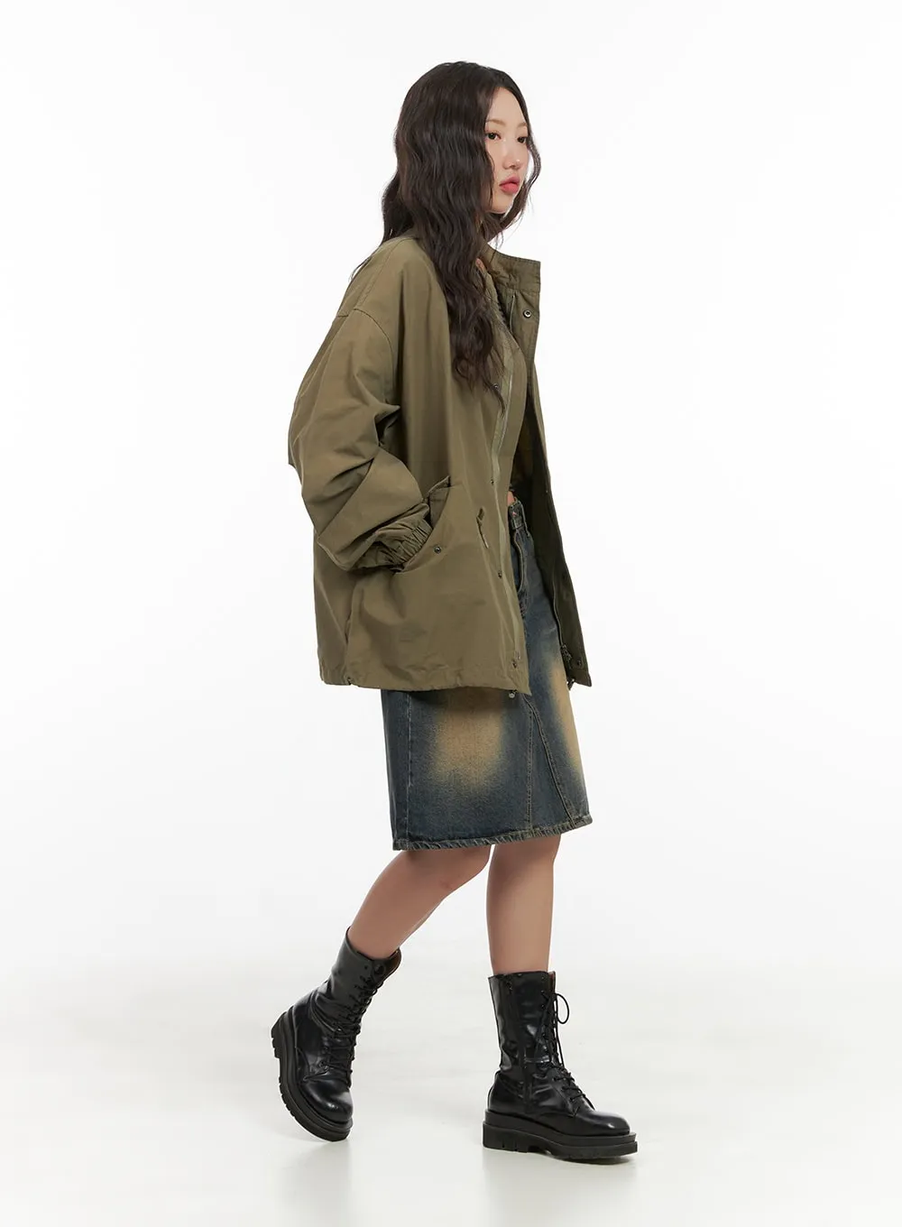 Oversized Two-Way Jacket CG423