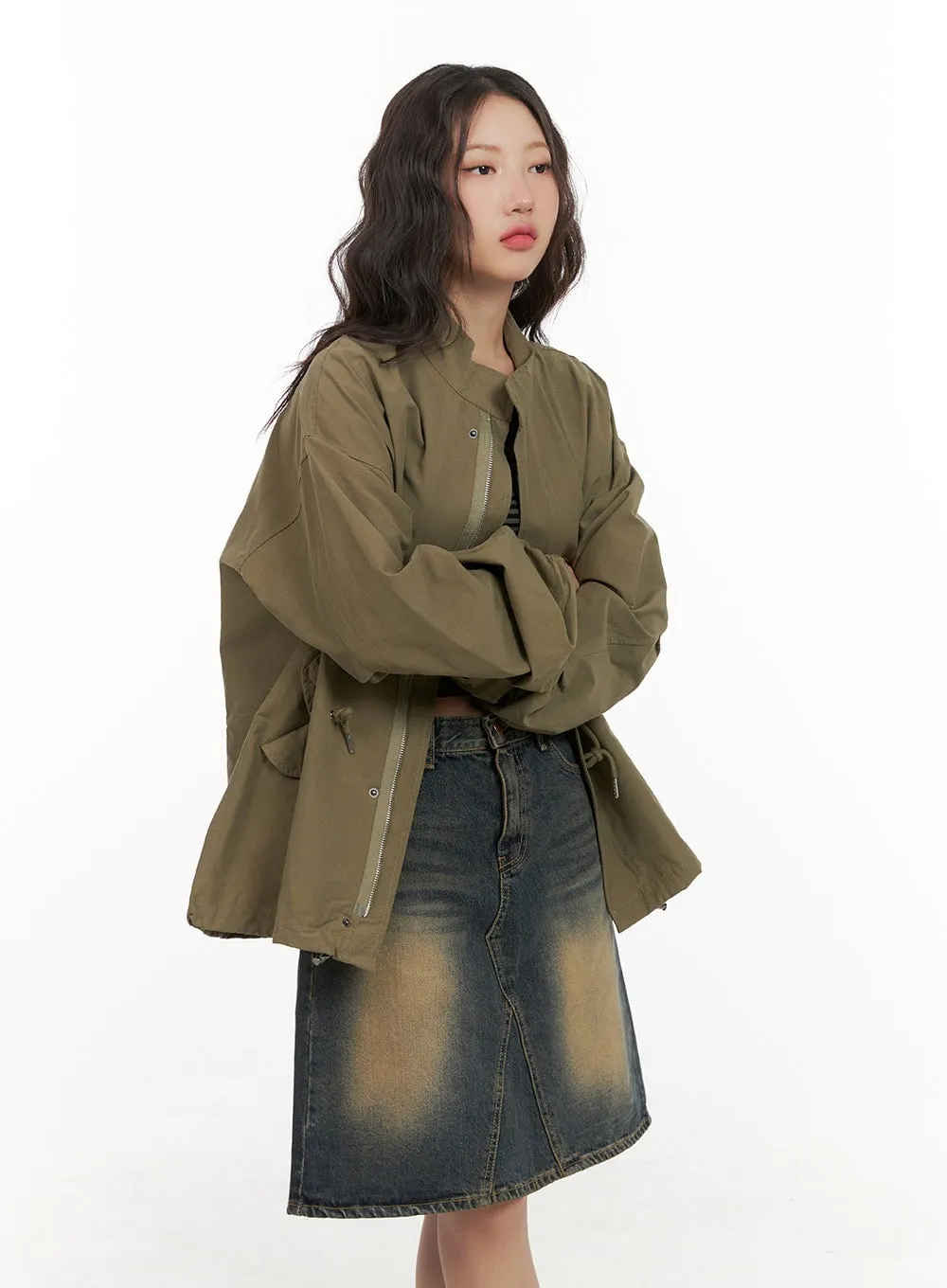 Oversized Two-Way Jacket CG423