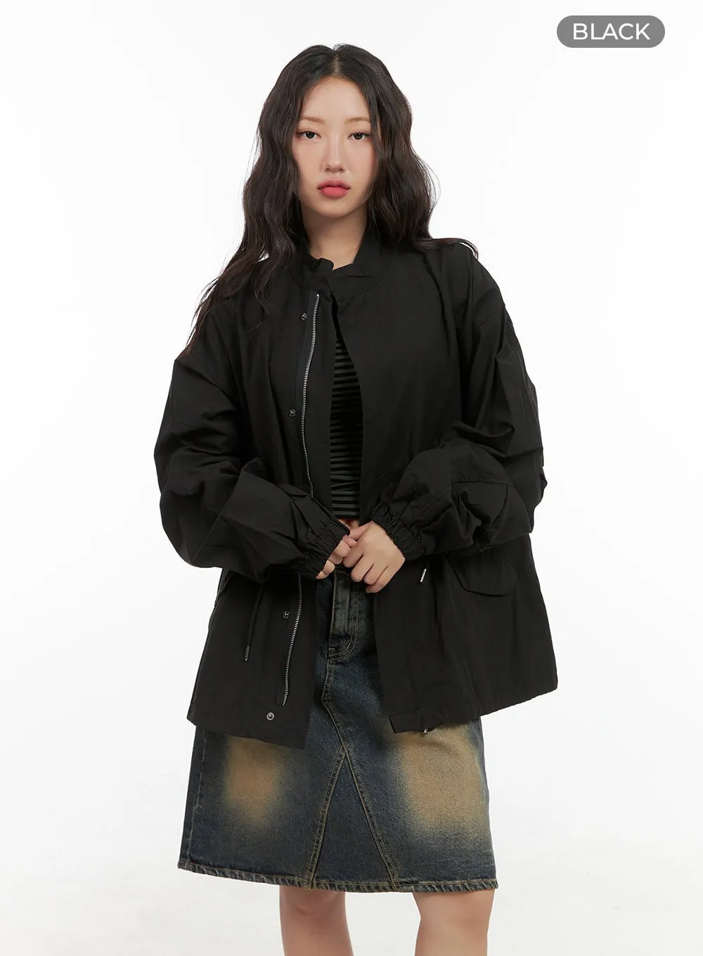 Oversized Two-Way Jacket CG423