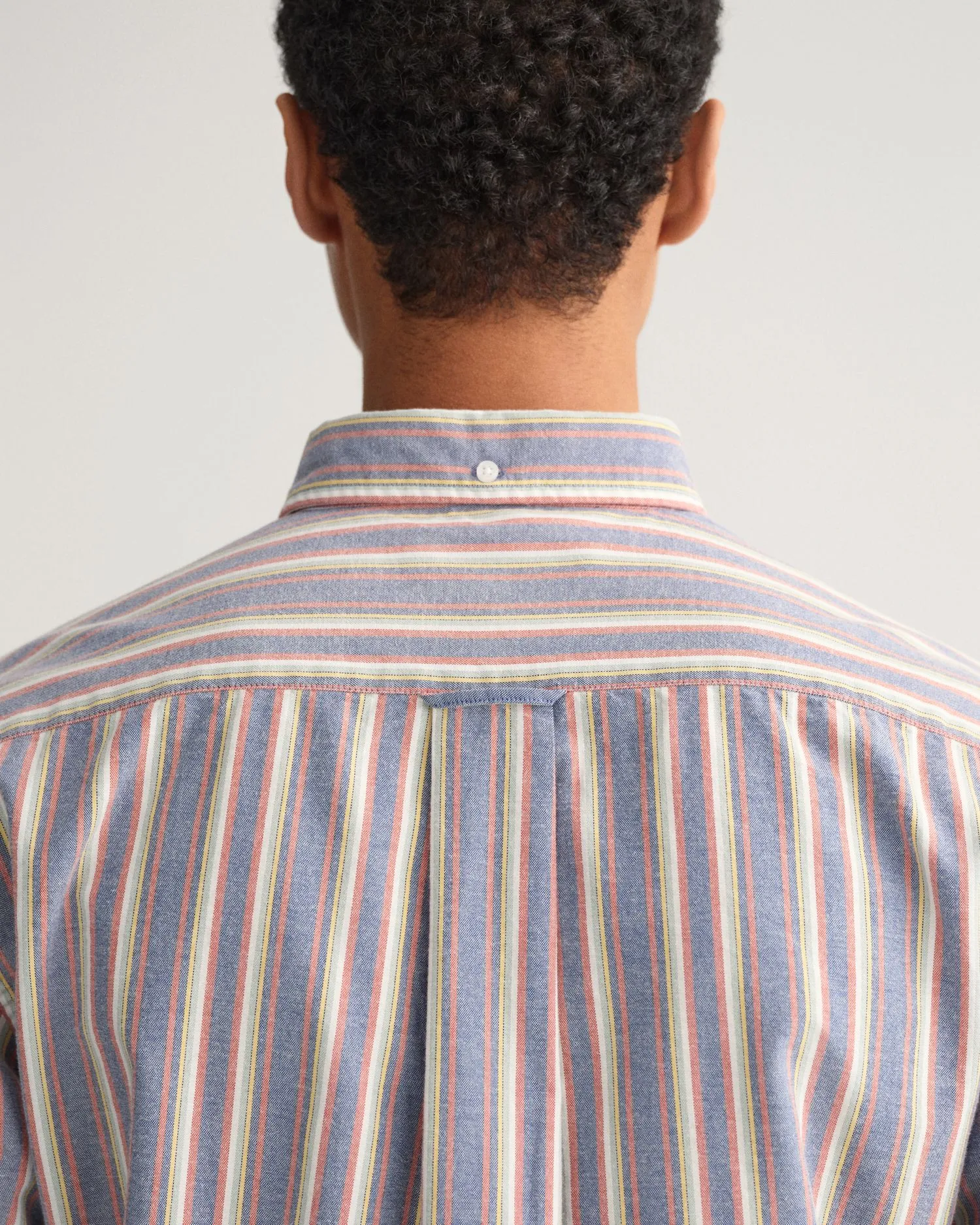 Oxford Shirt - Multi Stripe - College Blue