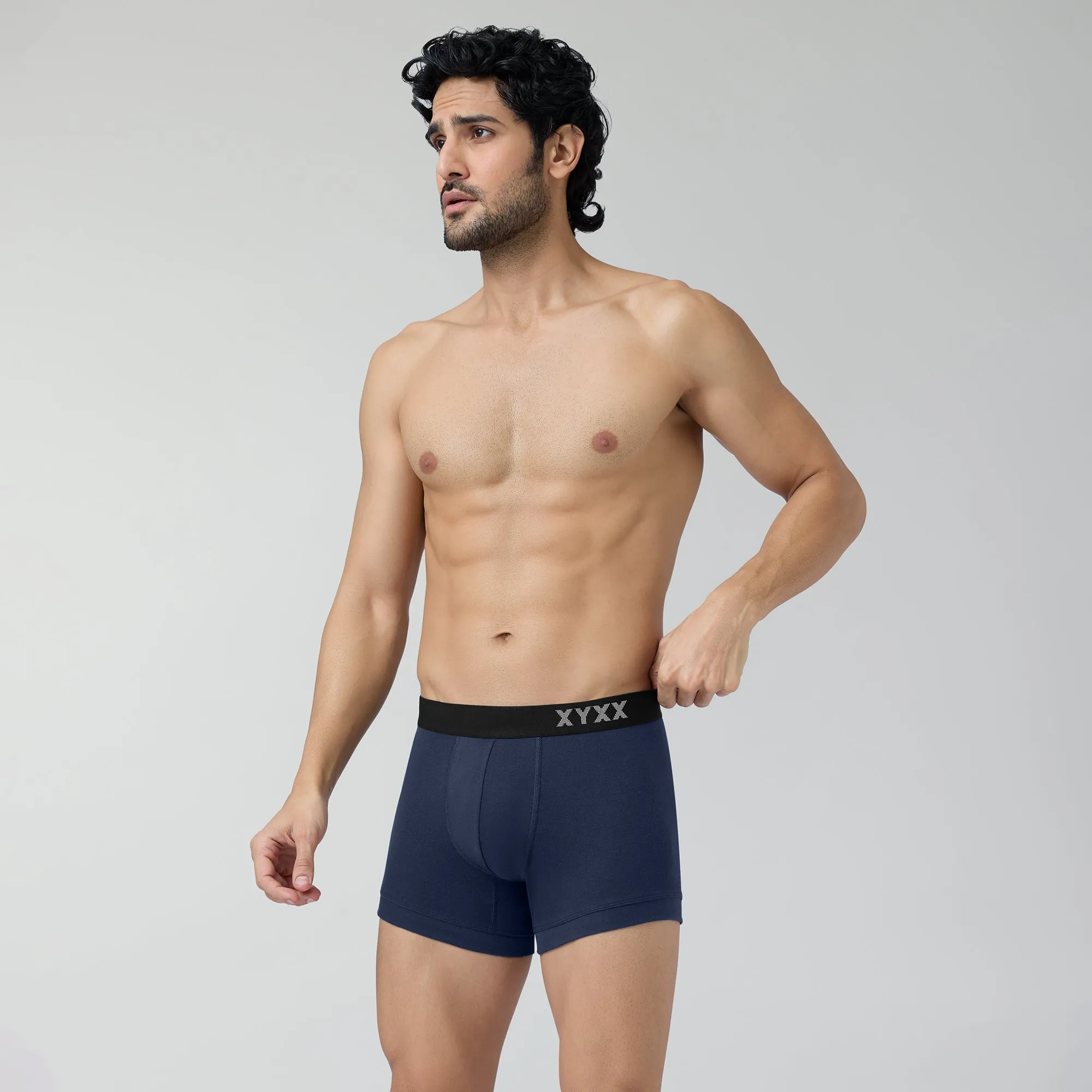 Pace Cotton Rib Trunks Estate Blue