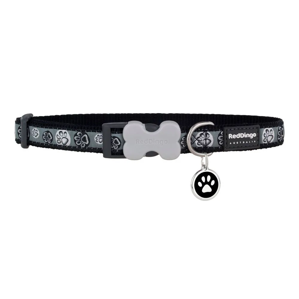 Paw Impressions Black Dog Collar