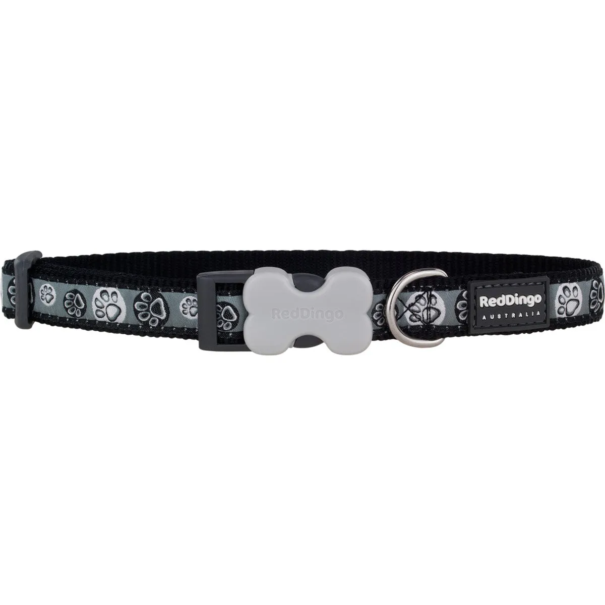 Paw Impressions Black Dog Collar