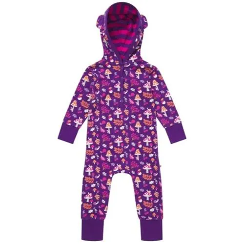 Piccalilly Hooded Playsuit (Woodland Treasures)