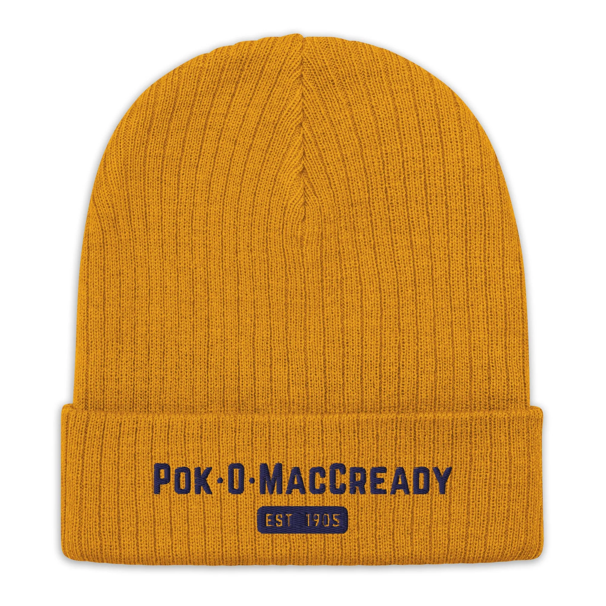 Pok-O-MacCready Ribbed Knit Beanie