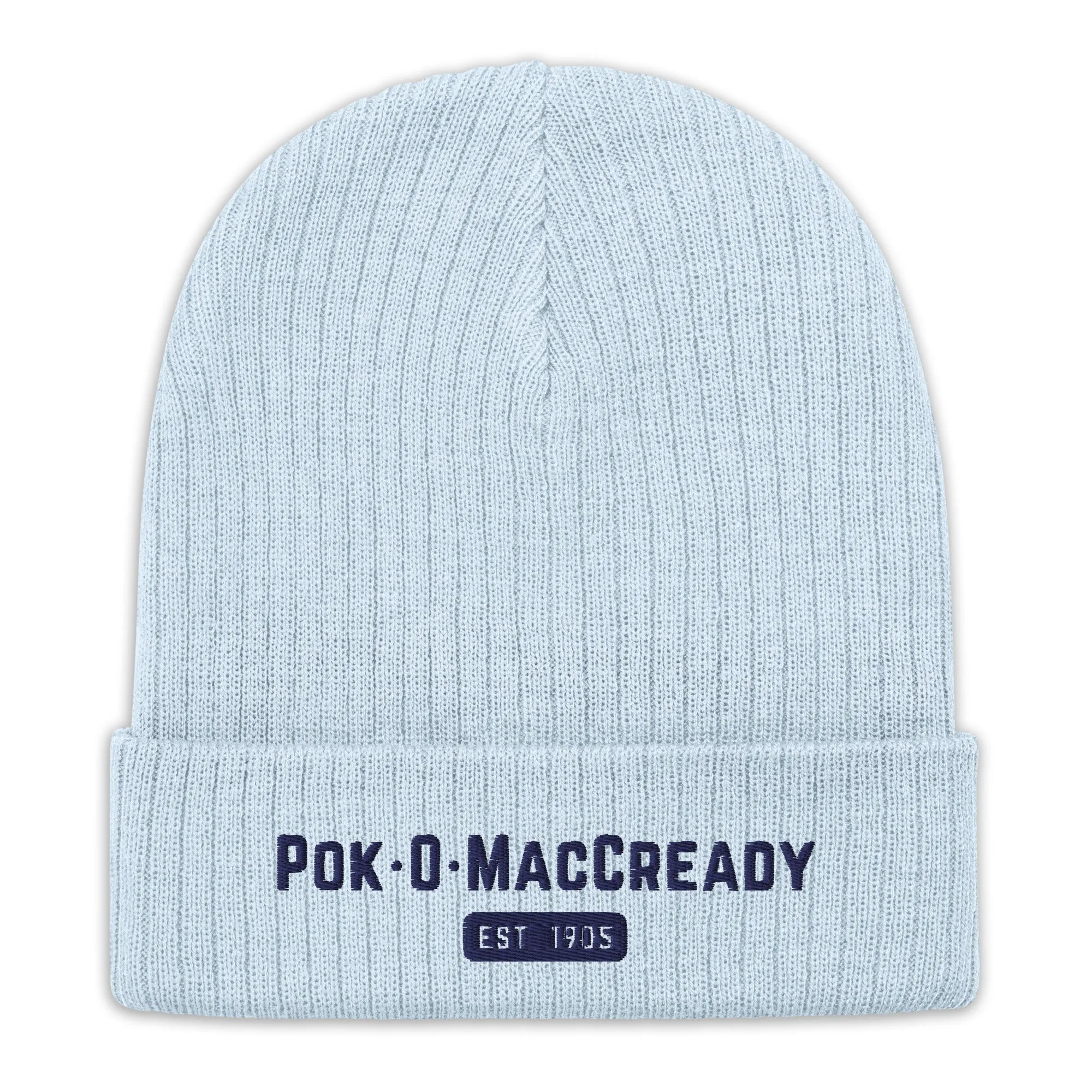 Pok-O-MacCready Ribbed Knit Beanie