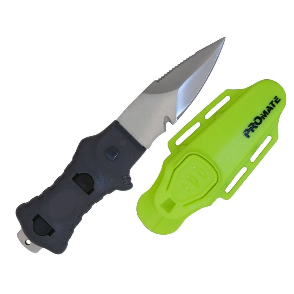 Promate Point Tip Scuba Dive BC Knife (3" Blade) - KF210P