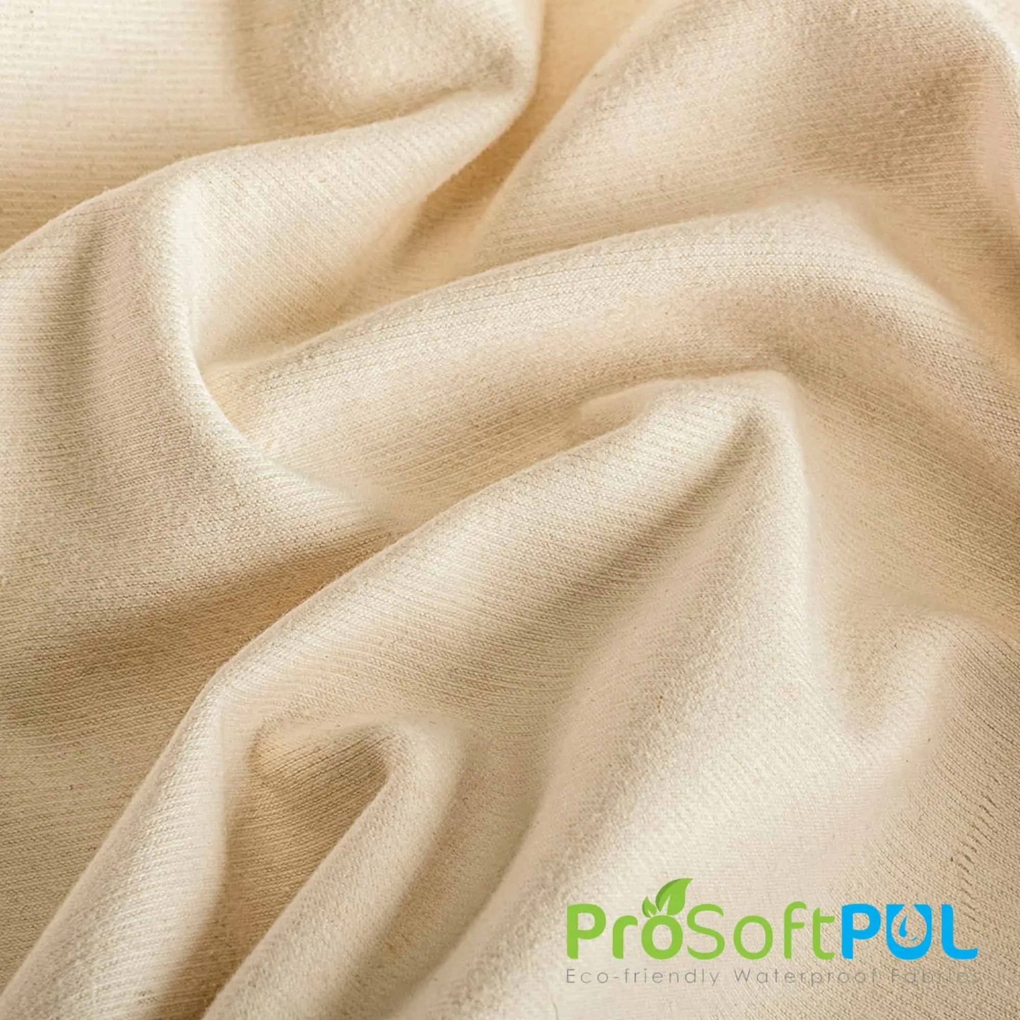 ProSoft® 100% Organic Cotton Waterproof CORE ECO-PUL™ Silver Fabric (W-641)