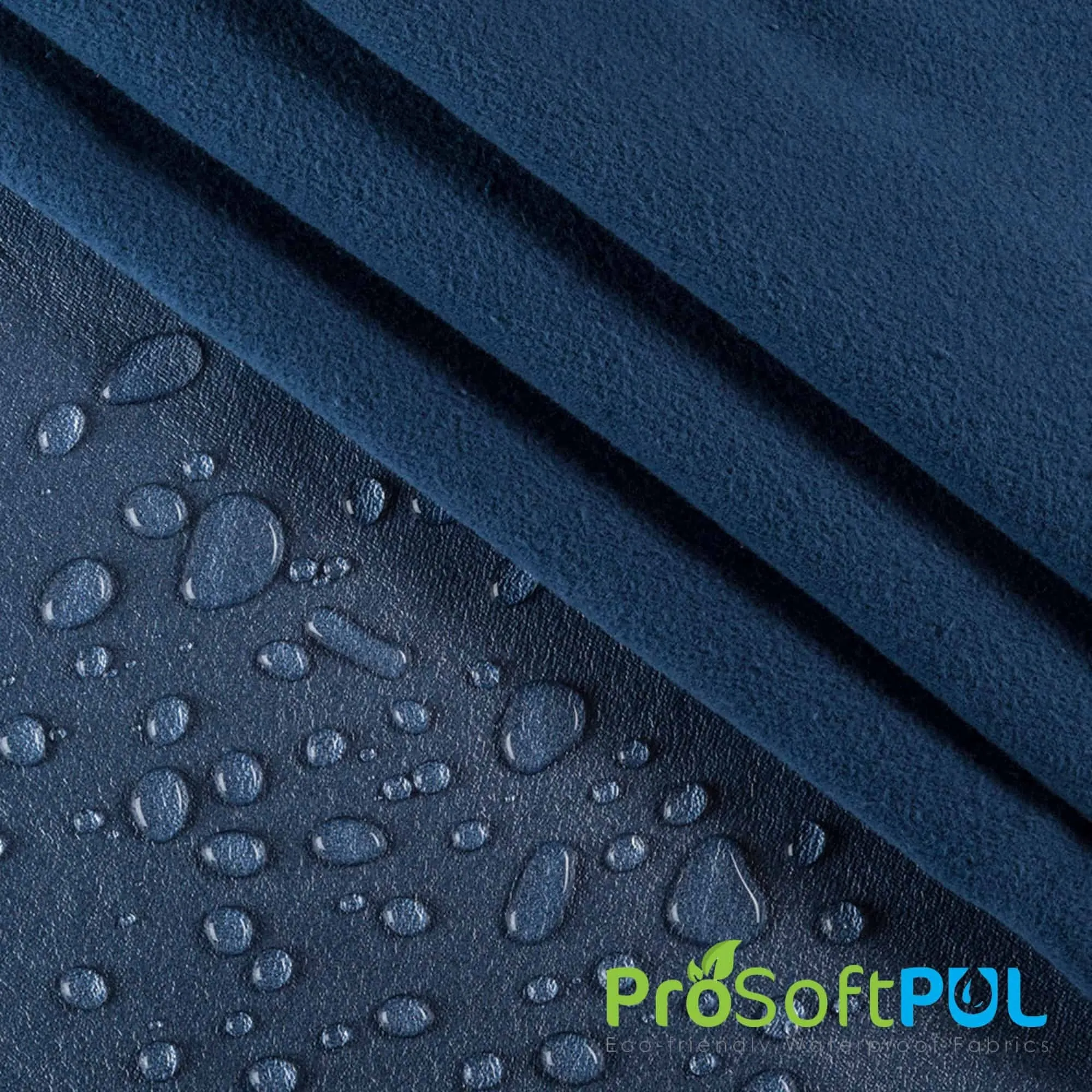 ProSoft® Stretch-FIT Organic Cotton Fleece Waterproof ECO-PUL™ Silver Fabric (W-661)