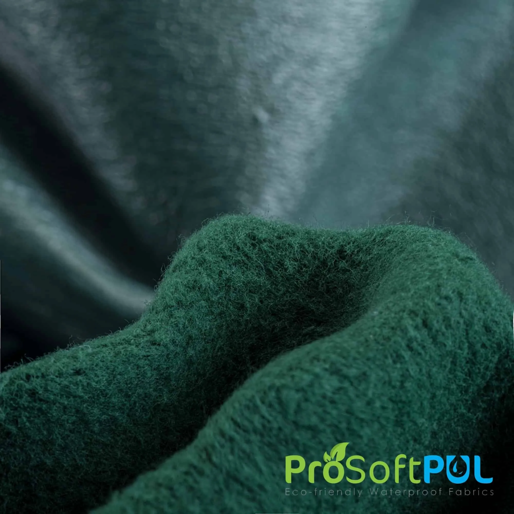 ProSoft® Stretch-FIT Organic Cotton Fleece Waterproof ECO-PUL™ Silver Fabric (W-661)